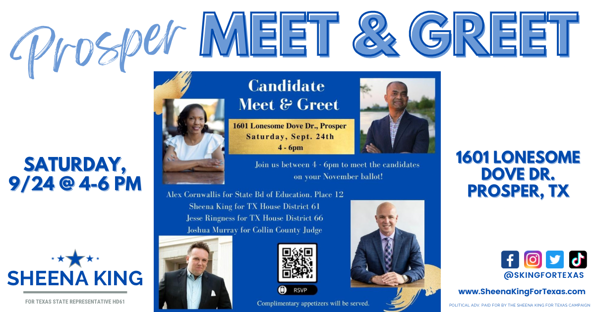 Political Meet And Greet Invitation