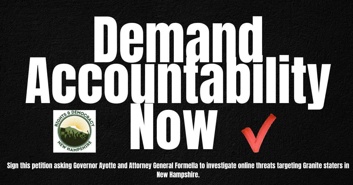 Speak out against political violence