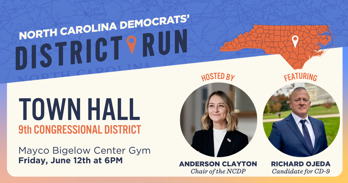 District Run: Town Hall with Chair Clayton and Richard Ojeda 