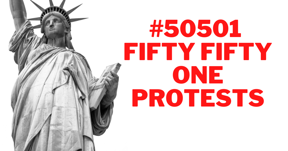 50501 Fifty Fifty One Protests · Freedom Over Fascism