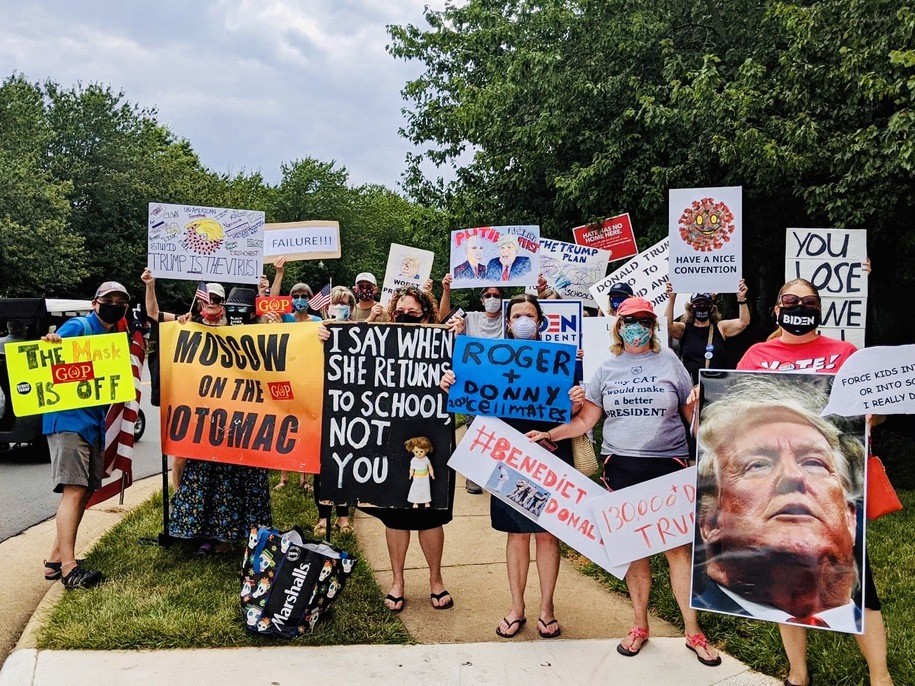 Protest Trump's Million $ per Plate MAGA-Meal | Loudoun Indivisible