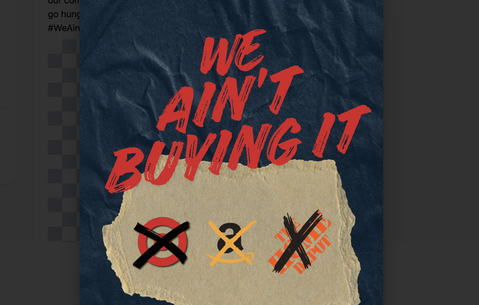 ✊ALL OF IT  - We Ain’t Buying It, Visibility Event— Weekly Saturdays Santa Clarita iCA27