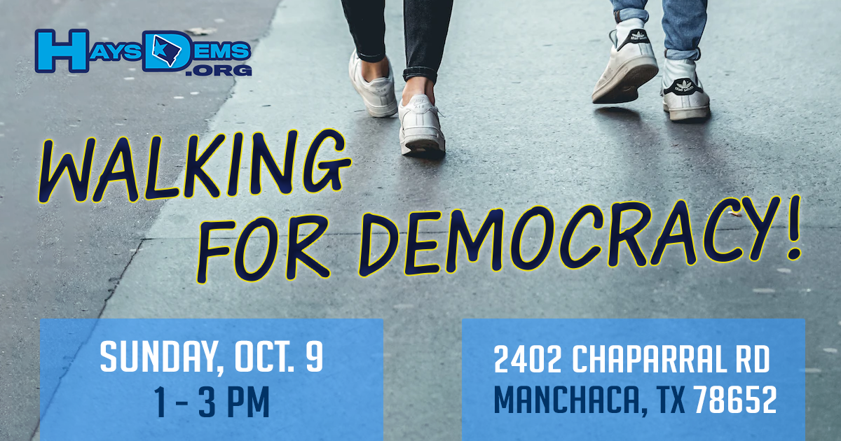 Sunday Afternoon Walk for Democracy