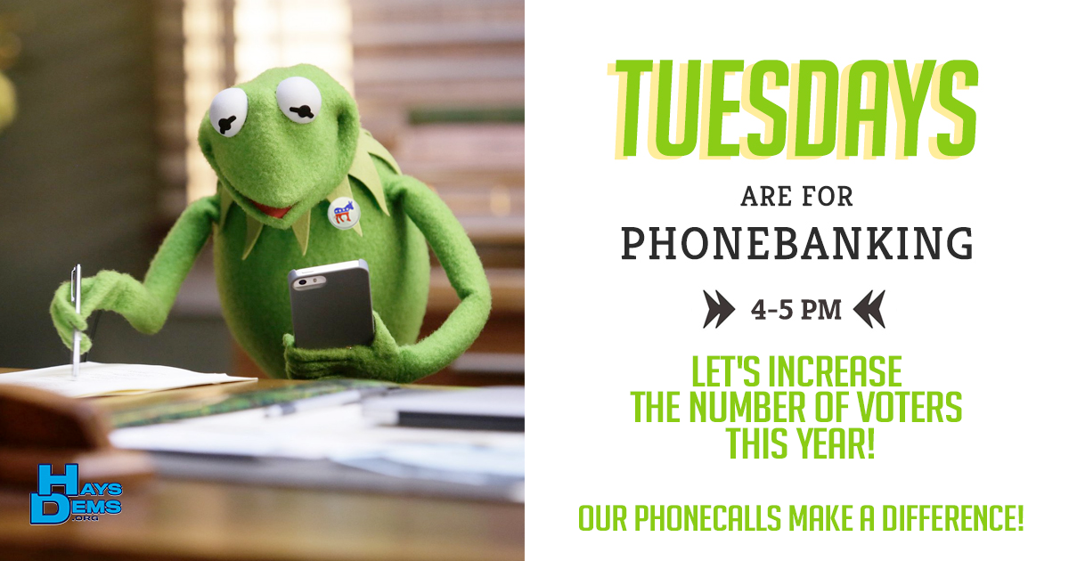 Tuesdays are for Talking to Voters